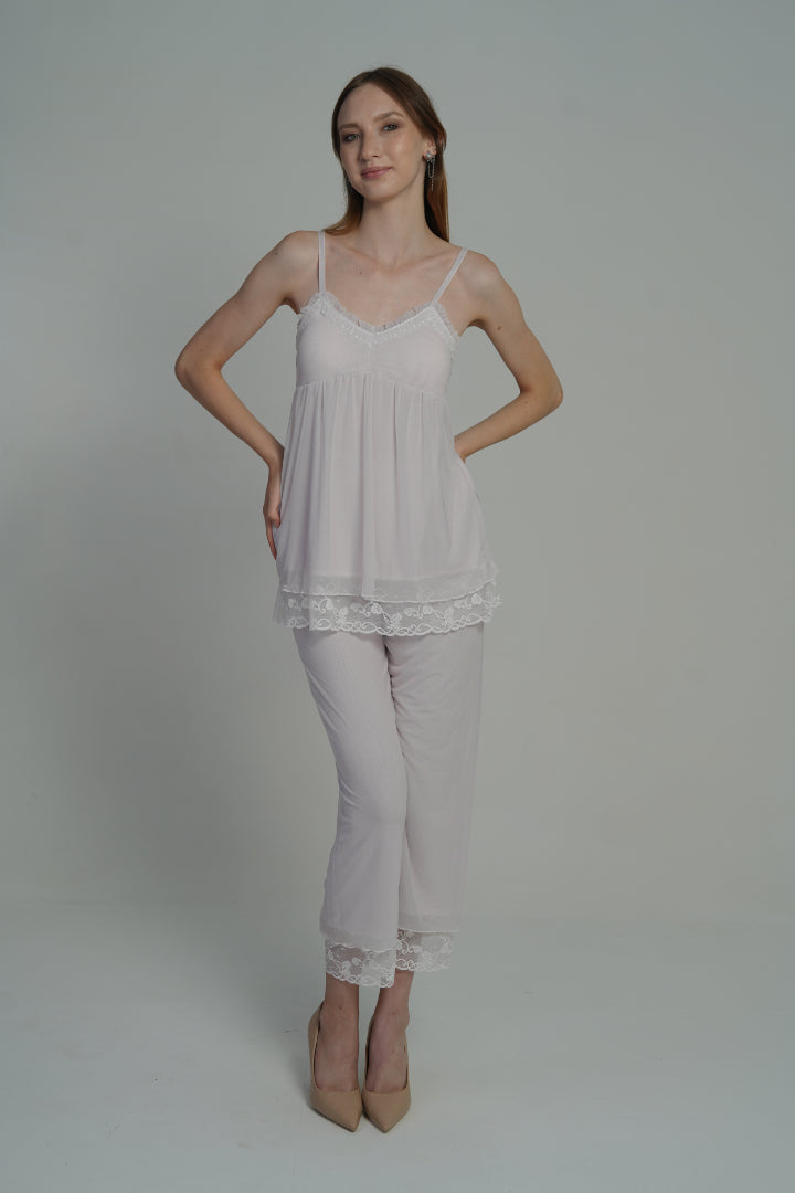 AXTZH Whispered Comfort Two-Piece Night wear X0154-ICE-F11N