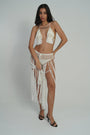 AXTZH Crochet Fringe 2-Piece BEACH WEAR X0381-IVORY-BW2PF