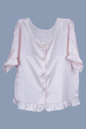 AXTZH Chic 2-Piece Nightwear Set with Strappy Top and Sheer Shorts for Effortless Elegance X3681-IVORY-A6S