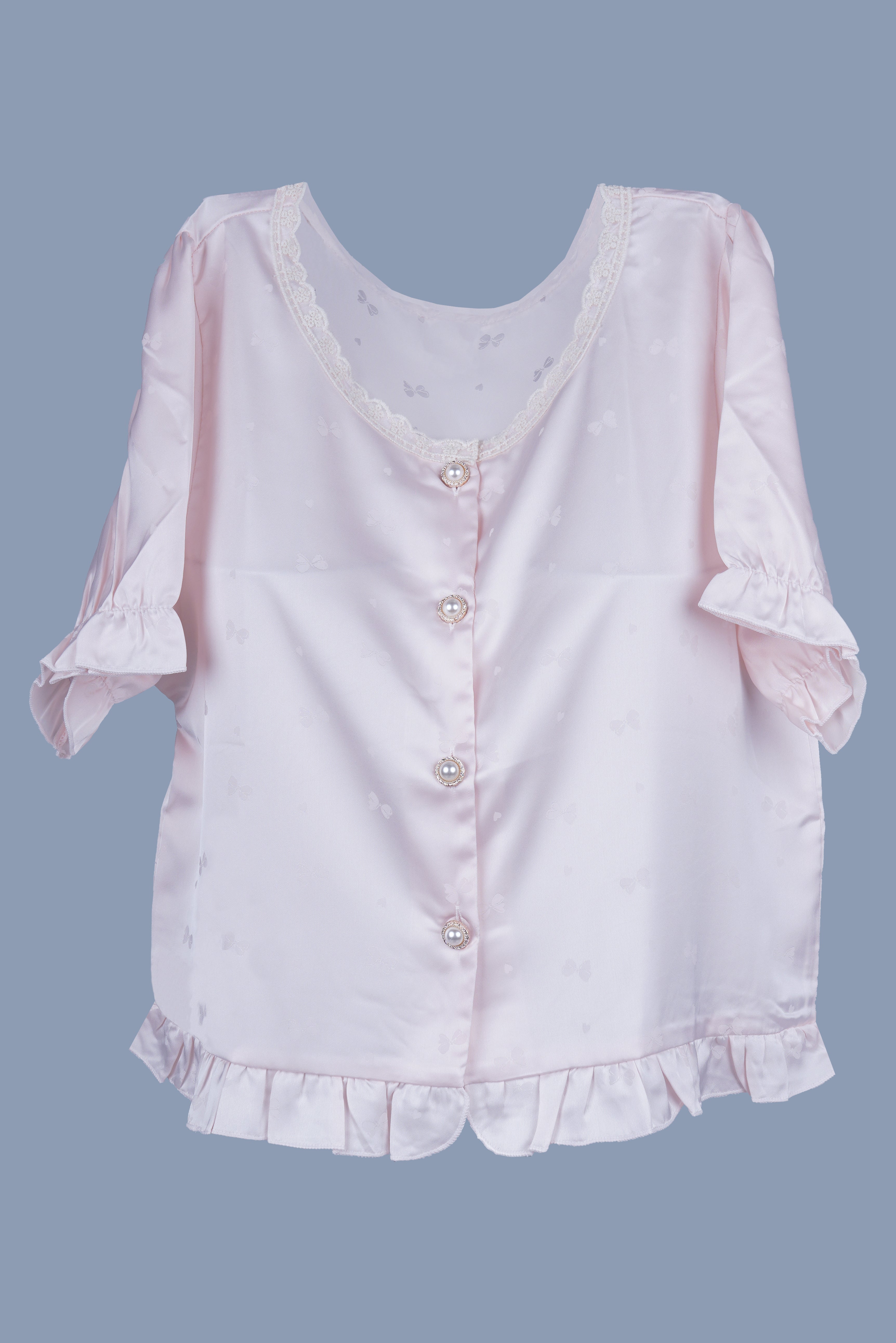 AXTZH Chic 2-Piece Nightwear Set with Strappy Top and Sheer Shorts for Effortless Elegance X3681-IVORY-A6S