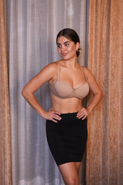 AXTZH Seamless Strapless Tube Outer for Women Perfect for Casual, Party, and Street Style Looks XTUBE004-BLACK