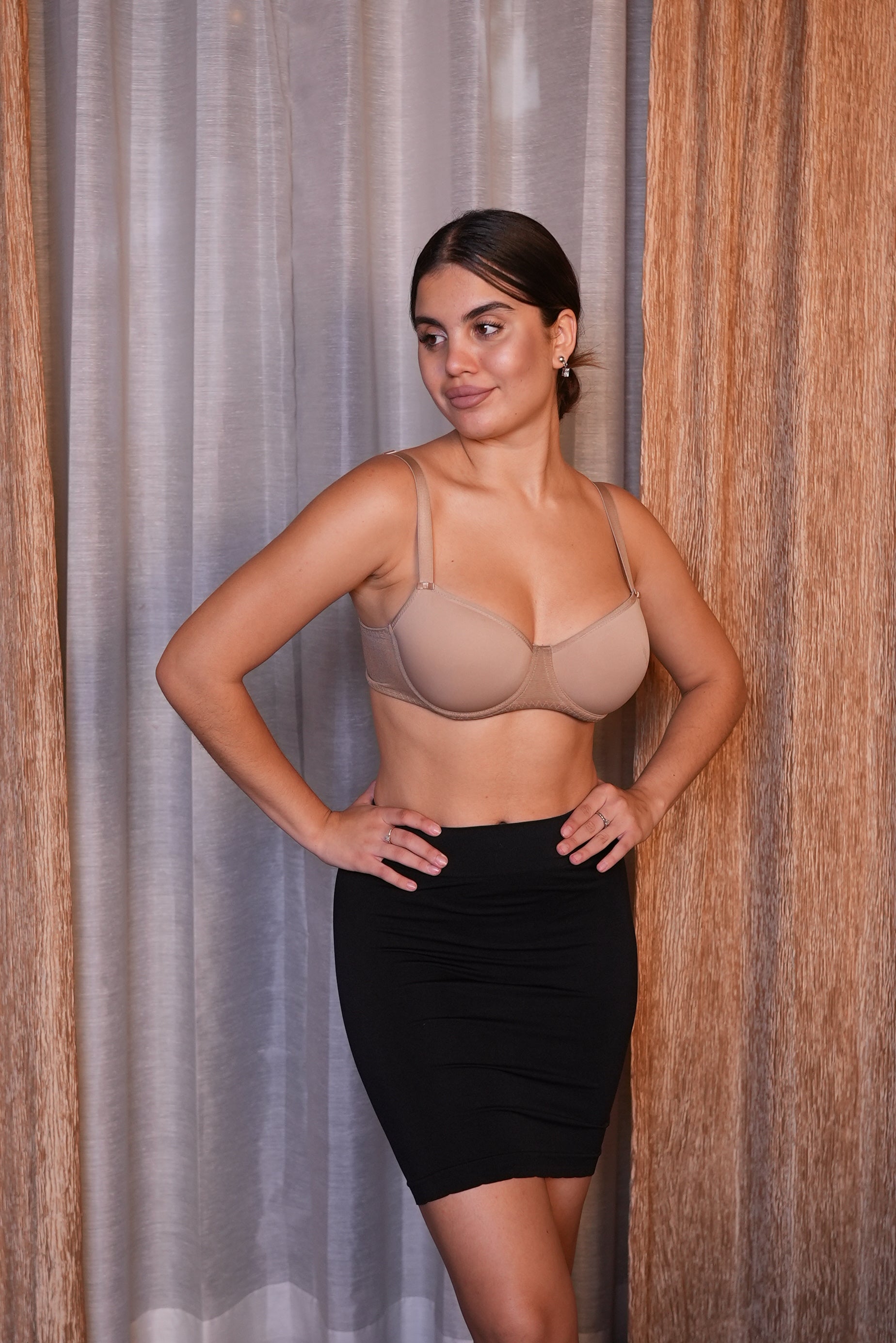 AXTZH Seamless Strapless Tube Outer for Women Perfect for Casual, Party, and Street Style Looks XTUBE004-BLACK