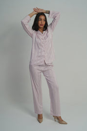 AXTZH 2-Piece Soft Nightwear Pajama Set NW X2215-BLUSH-WC2S