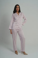 AXTZH 2-Piece Soft Nightwear Pajama Set NW X2215-BLUSH-WC2S