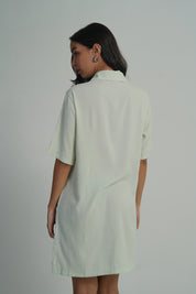 AXTZH Single-piece Shirt Style Nightwear X2218-MINT-G1C