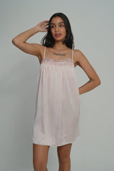 AXTZH Serene Desire Slip Dress-X5905-BLUSH-F1S