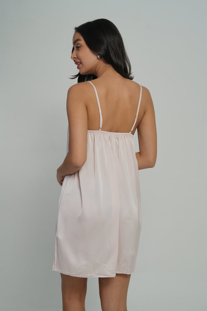 AXTZH Serene Desire Slip Dress-X5905-BLUSH-F1S