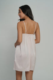 AXTZH Serene Desire Slip Dress-X5905-BLUSH-F1S