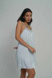 AXTZH Serene Desire Slip Dress-X5905-SBLUE-F1S