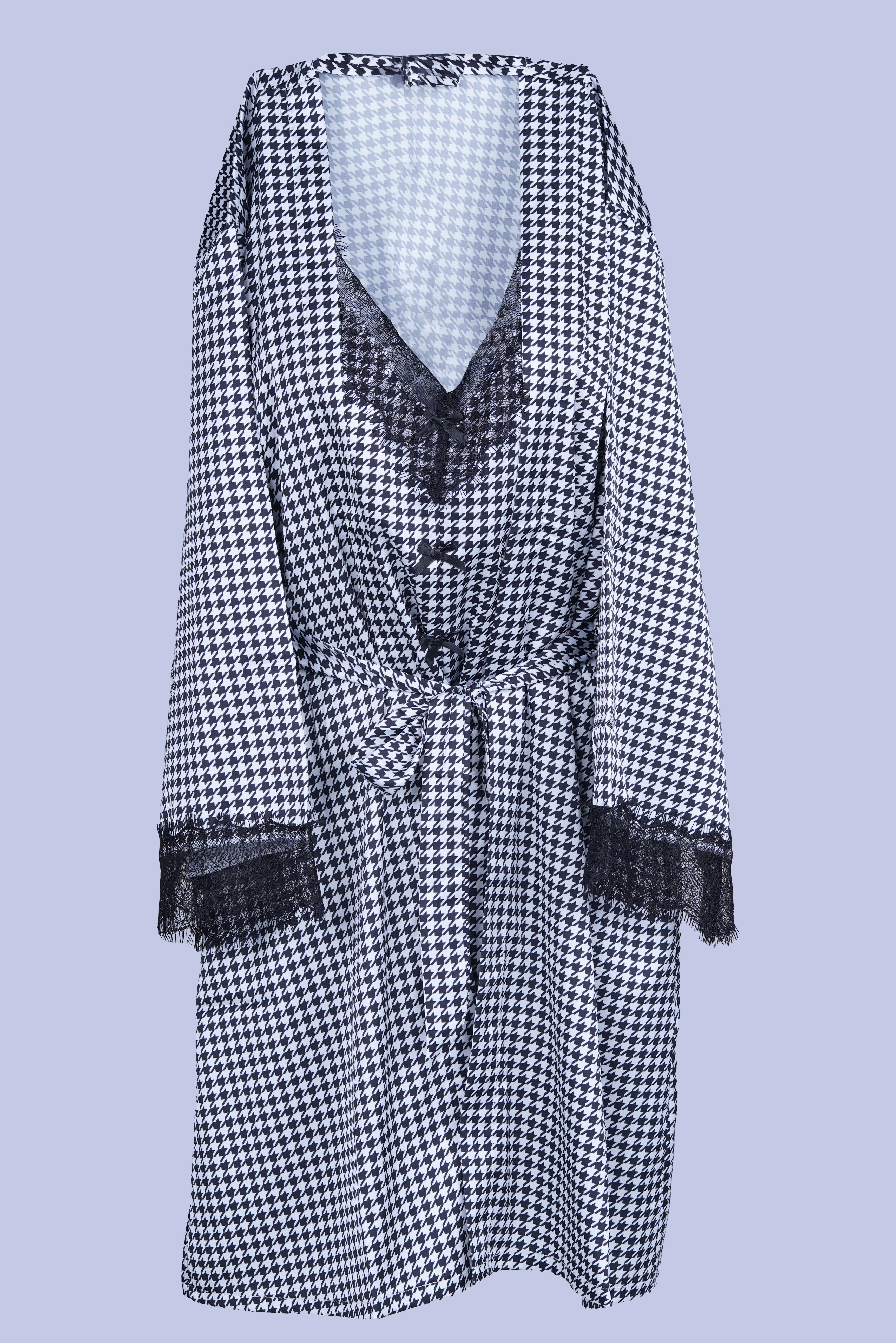 AXTZH nightwear Whispered Harmony Three-Piece X0587-BLKCH-NSL3PS