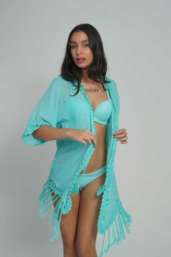 AXTZH Ocean Drift Beachwear X0114-SGREEN-SNGA2