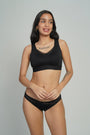 AXTZH Midnight Charm Bralette-X8125-BLACK-CP006
