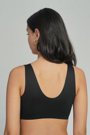 AXTZH Midnight Charm Bralette-X8125-BLACK-CP006