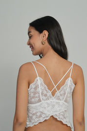 AXTZH Enchanted Veil Bralette-X5113-WHITE-CN124