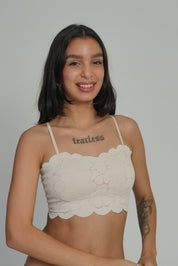 AXTZH Soft Allure Bralette-X5300-BEIGE-CN122
