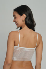 AXTZH Whisper Lace Bralette-X8055-WHITE-CN122