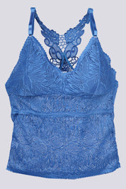 AXTZH Whisper Lace Bralette X5015-TEAL-CN124