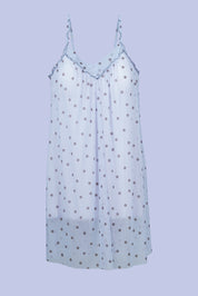 AXTZH Piece Sexy Satin NIGHTWEAR with All-Over Floral Print and Lightweight Comfort X0301-LAVDOT-F1N