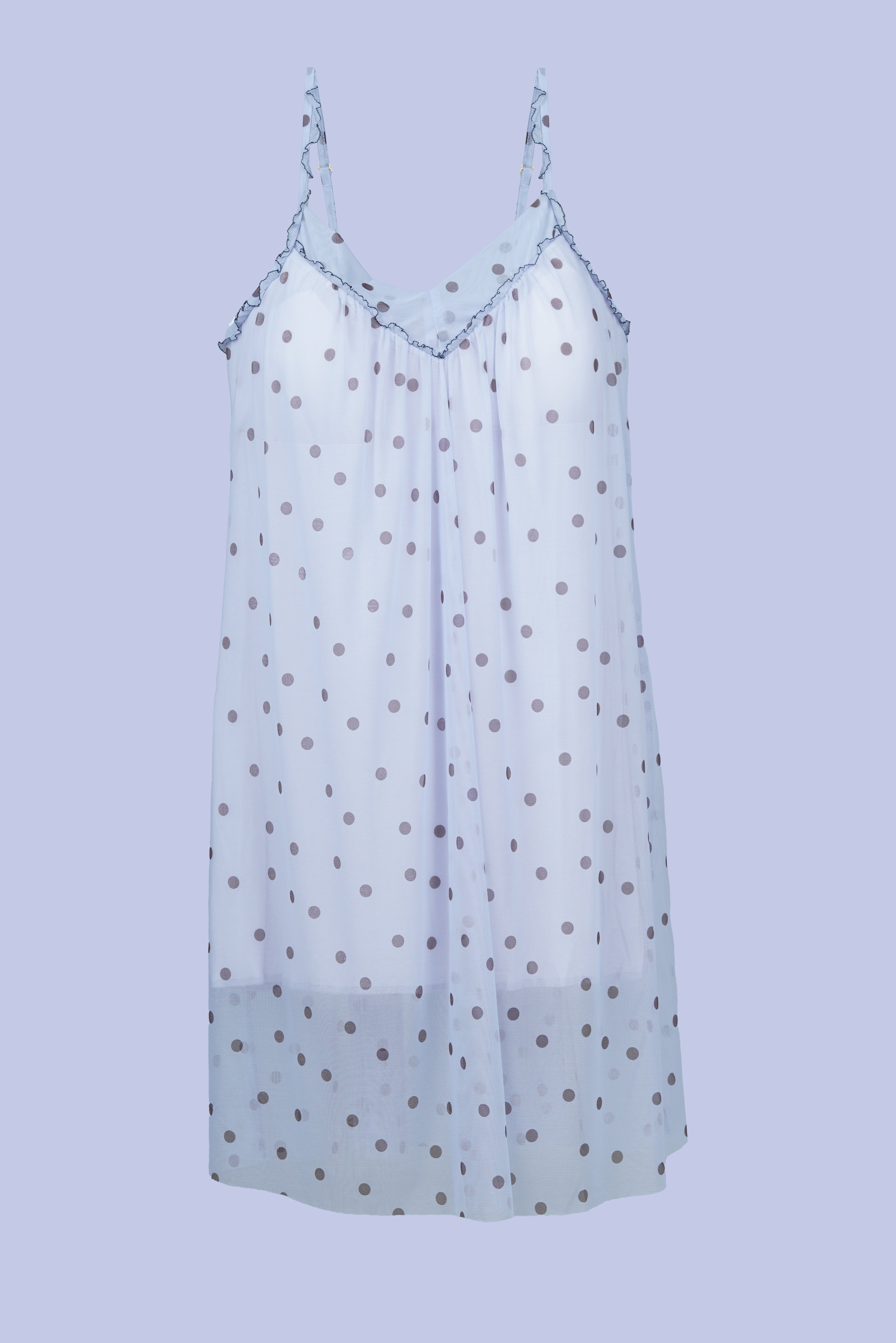 AXTZH Piece Sexy Satin NIGHTWEAR with All-Over Floral Print and Lightweight Comfort X0301-LAVDOT-F1N