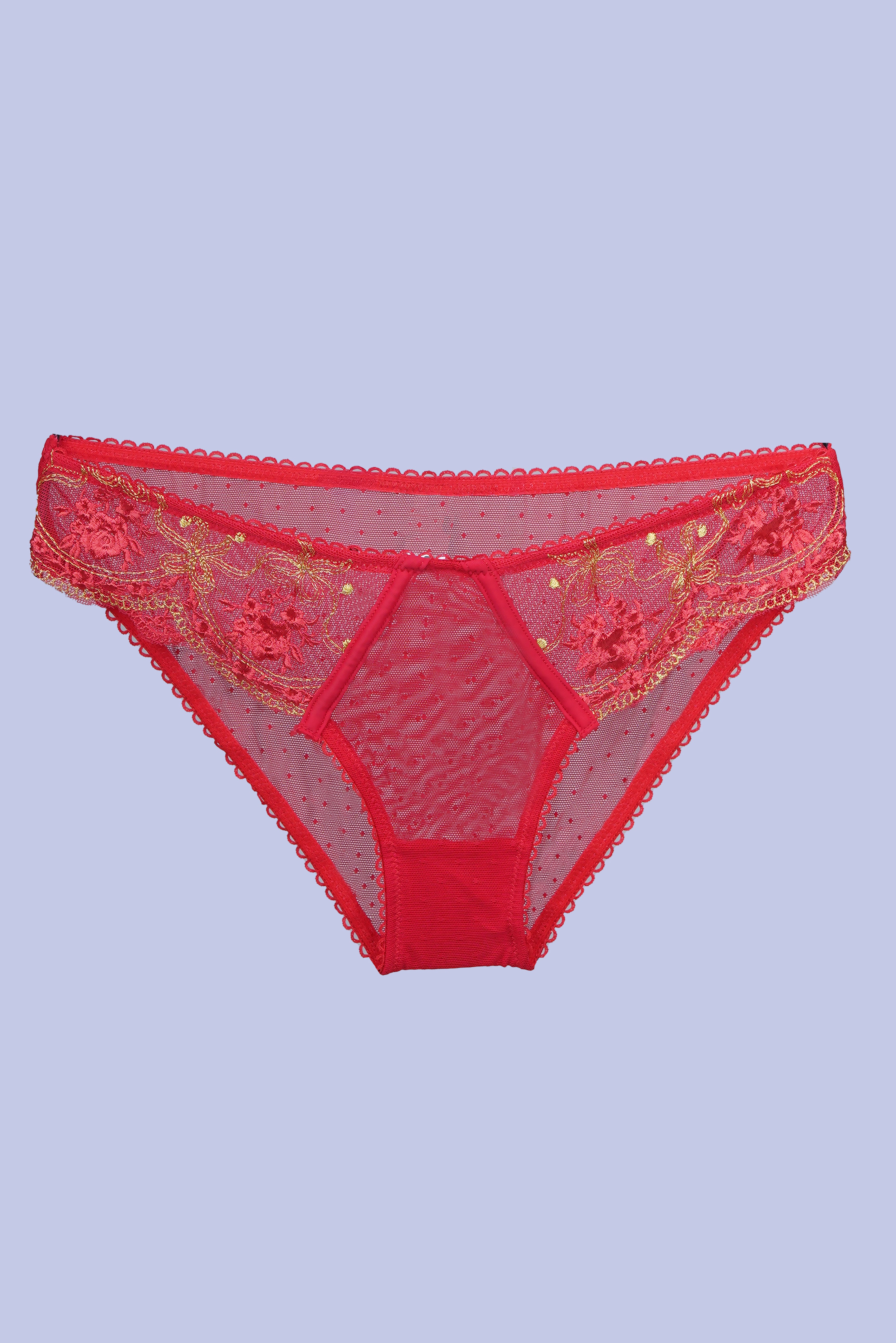BELLAGIO PANTY Secret Bloom Lingerie Set BP0312-RED