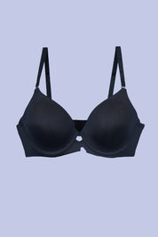 TRIUMPH Padded Underwire Bra with Modern Keyhole Detail and Sleek Contours-123I583-BLACK 04