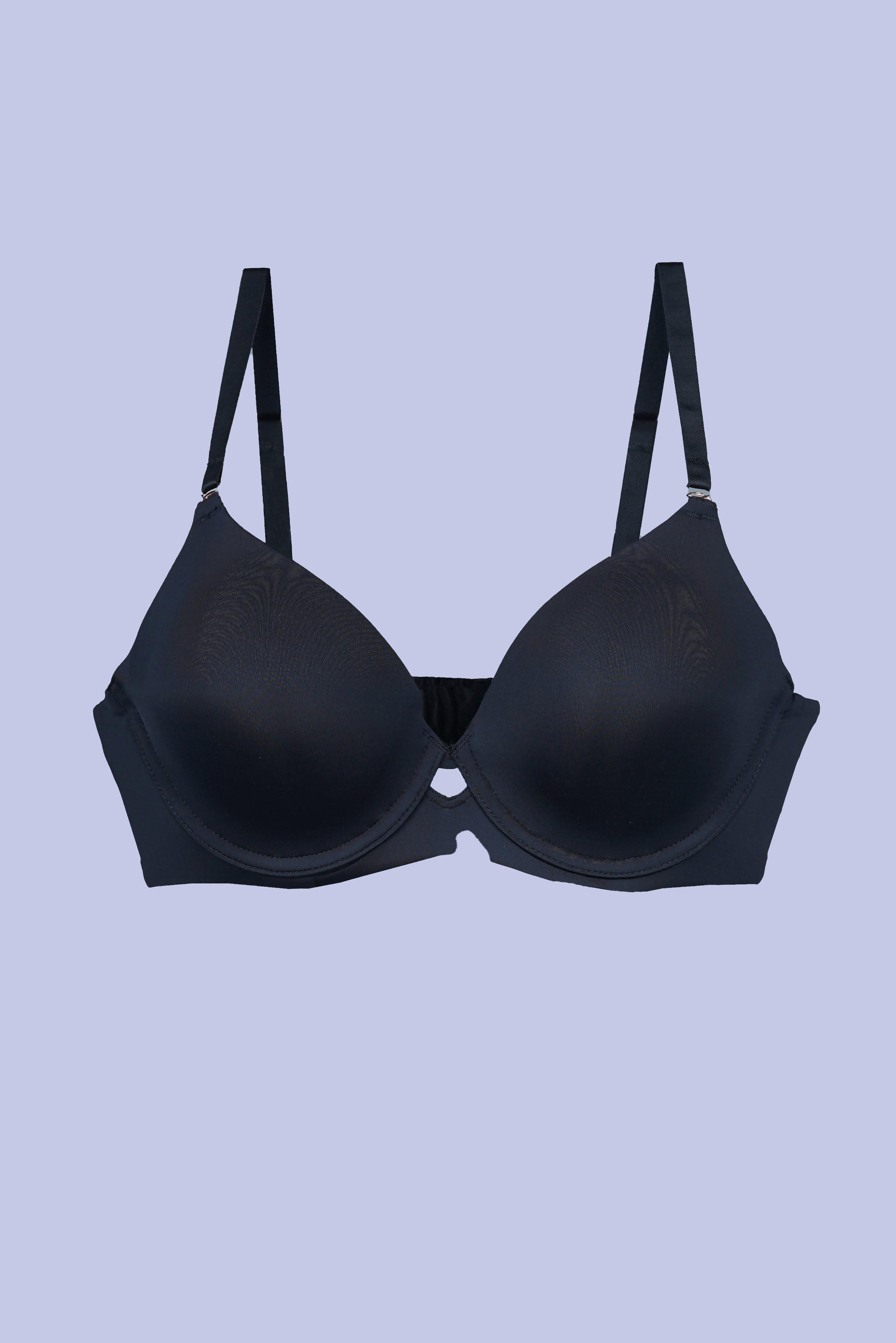 TRIUMPH Padded Underwire Bra with Modern Keyhole Detail and Sleek Contours-123I583-BLACK 04