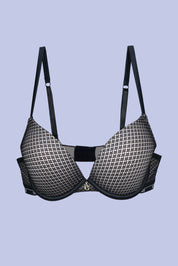 BELLAGIO One-piece bra paired with matching panty BB5336-BLKPR-DN202