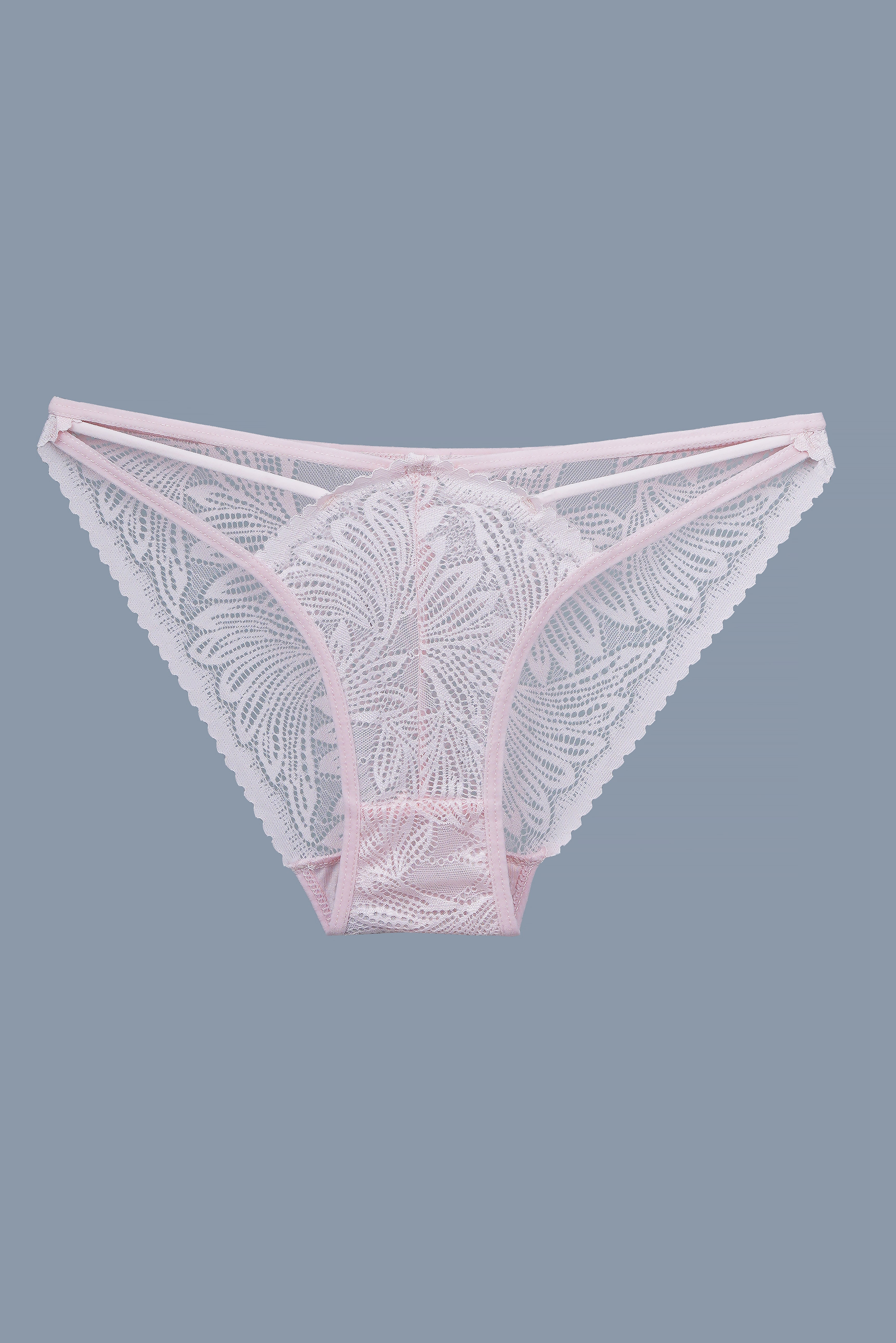 AXTZH One-piece lace panty designed for a flattering and stylish fit XPSET5015-PINK