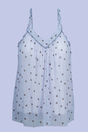 AXTZH Nightwear Two-piece set with camisole and shorts X2588-LAVDOT-A4N