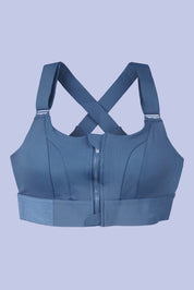 AXTZH Full Coverage Women’s Sports Bra – Perfect Blend of Strength, Comfort, and Style X0839-NAVY-CP120