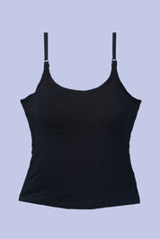 BELLAGIO Women’s Everyday Comfort Slip Dress – Perfect Innerwear for Effortless Elegance and Smooth Layering BWI0911-BLACK-H3M