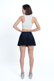 AXTZH Modern Curve Cut 2-Piece Swim Set X2357-IVORY-2PF