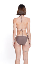 AXTZH Tie-Up Bikini SWIMWEAR Set 1100A-COFFEE-2PB