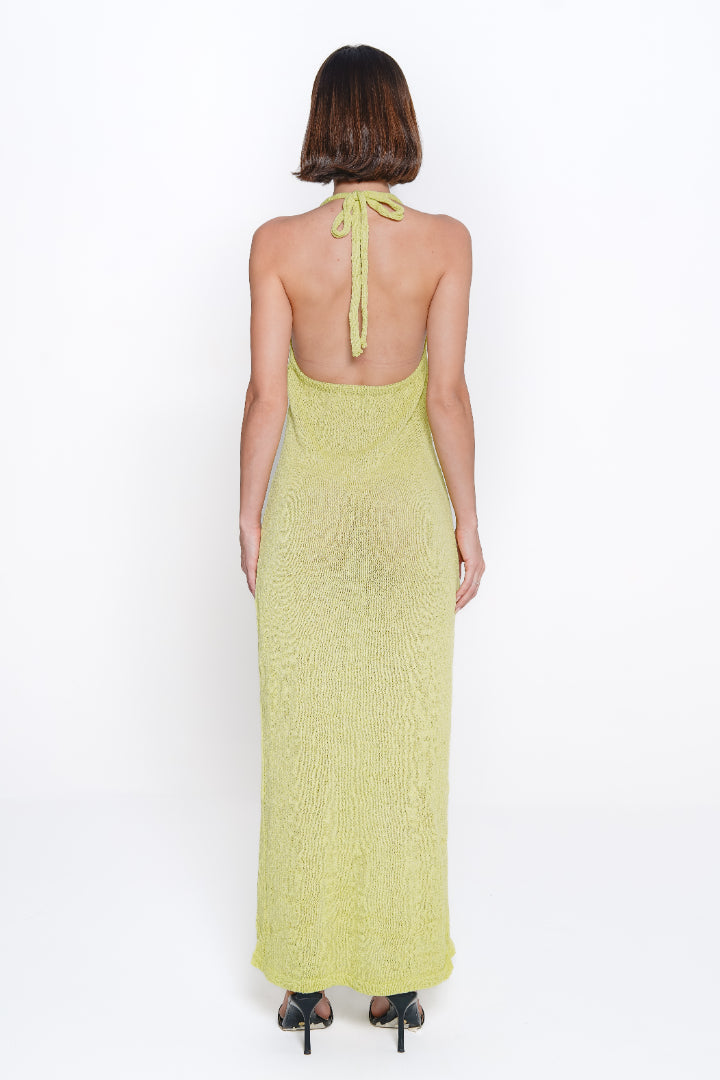 AXTZH Halter Neck Lace Nightwear Dress X0026-MINT-SNGB1