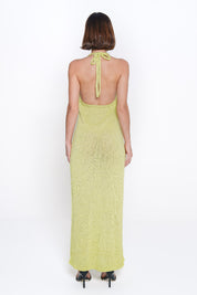 AXTZH Halter Neck Lace Nightwear Dress X0026-MINT-SNGB1