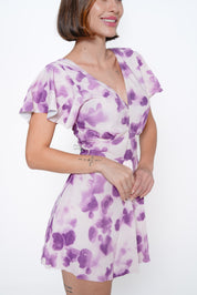 AXTZH Floral Print SWIM WEAR X8075-MUVPR-1PF