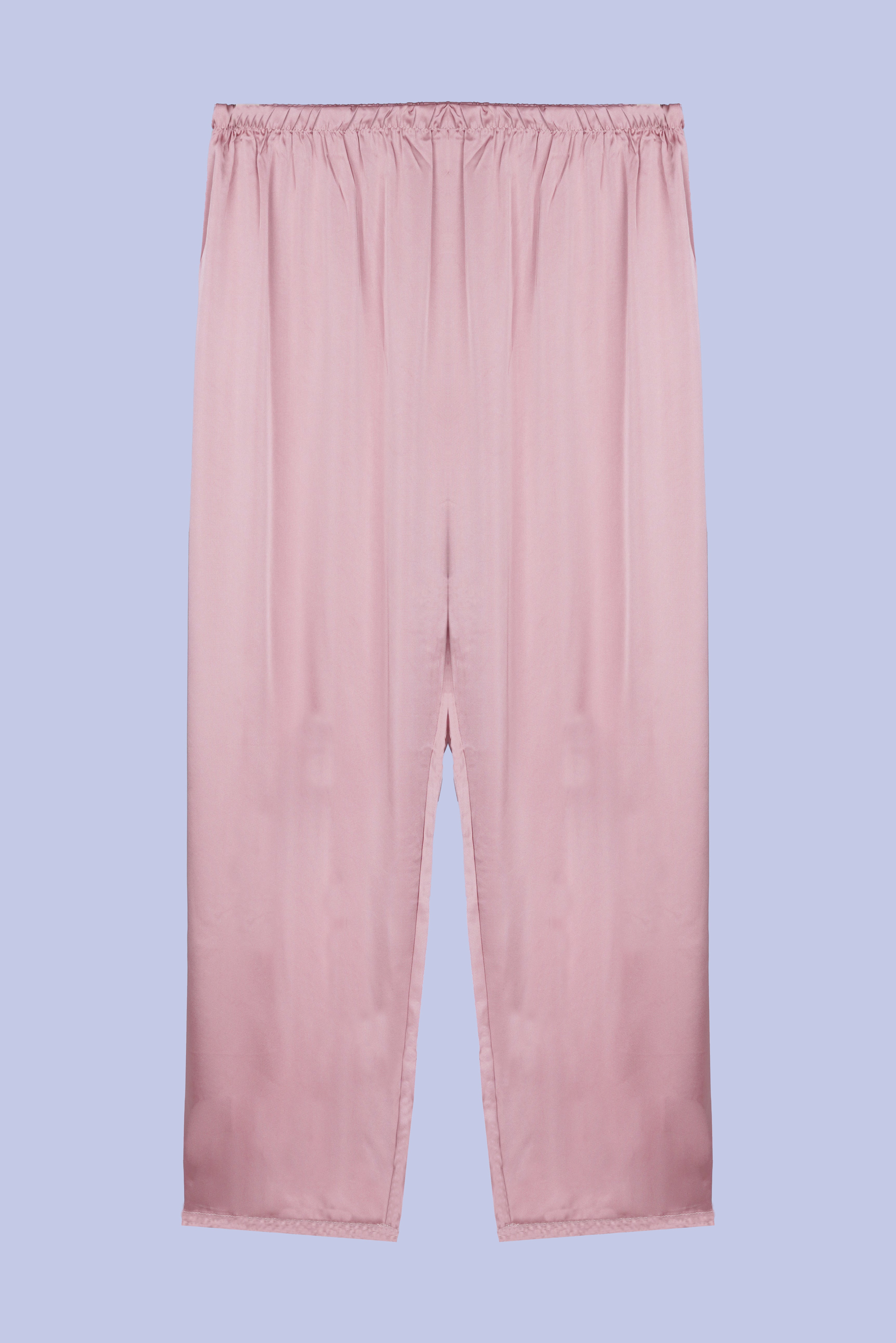 AXTZH Luxurious Women’s Nightwear Set with Lace-Trimmed Robe, Inner Top, and Matching Bottoms X2168-BLUSH-NSL3PS