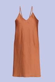 AXTZH Two-Piece Women’s Nightwear Collection Combining Timeless Elegance with Sensual Charm X2105-TERRACOTTA-F12S