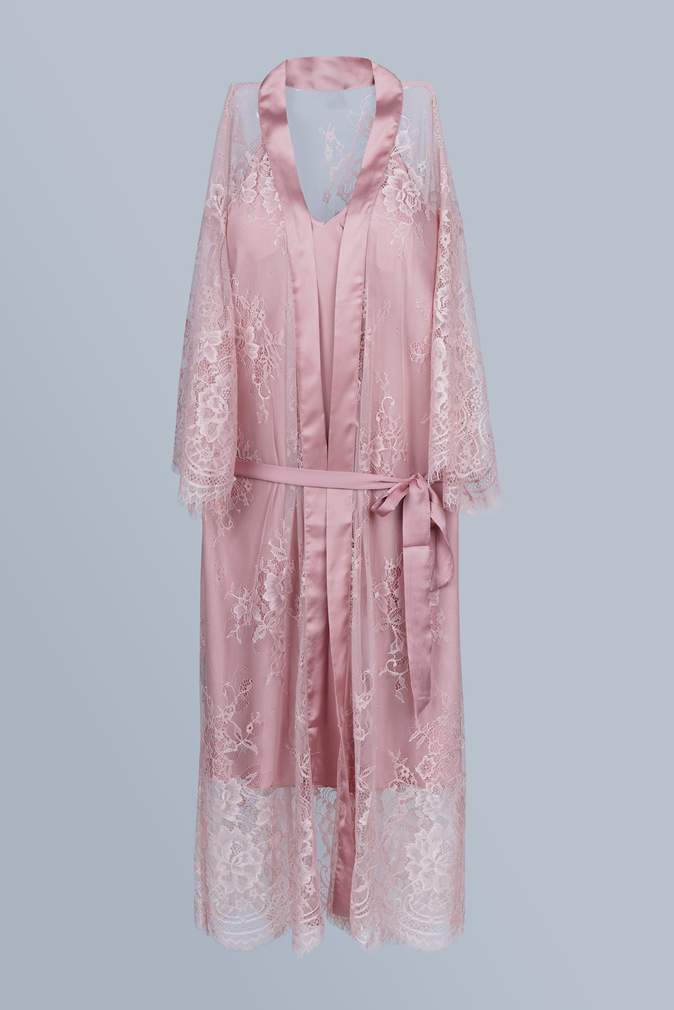 AXTZH Two-Piece Women’s Nightwear Collection Combining Timeless Elegance with Sensual Charm X2105-BLUSH-F12S