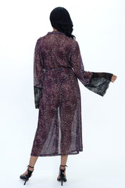 AXTZH Leopard Print 2-Piece Nightwear Set X0026-LEOPR-H2N