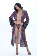 AXTZH Leopard Print 2-Piece Nightwear Set X0026-LEOPR-H2N