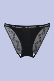 AXTZH Minimal Coverage Thong Brief for Women with Smooth Finish and Everyday Comfort XPTYFNE3751IO-BLACK