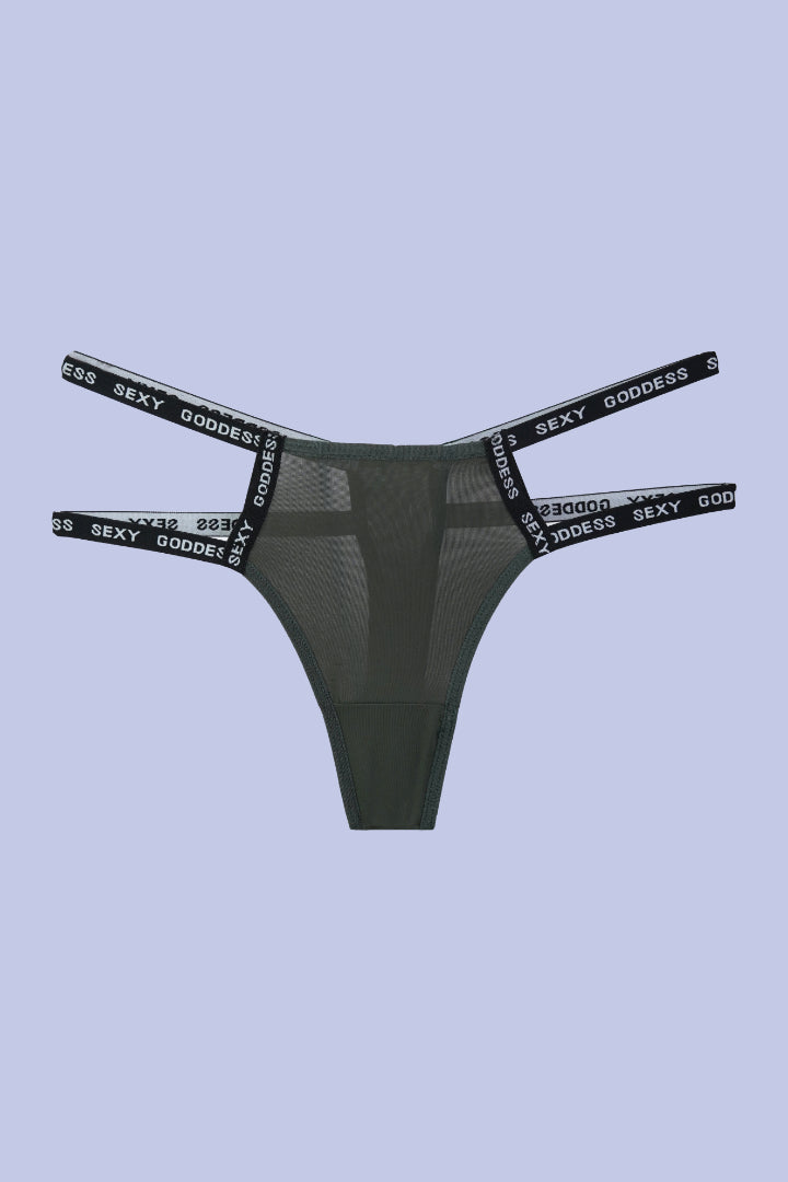 AXTZH Jeweled Trail Thong XTHGFBAL0186IO-OLIVE