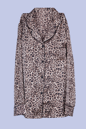 AXTZH Elegant and Comfortable Women’s Nightwear Ensemble for Peaceful Evenings and Restful Sleep X8139-LEOPR-WC2S