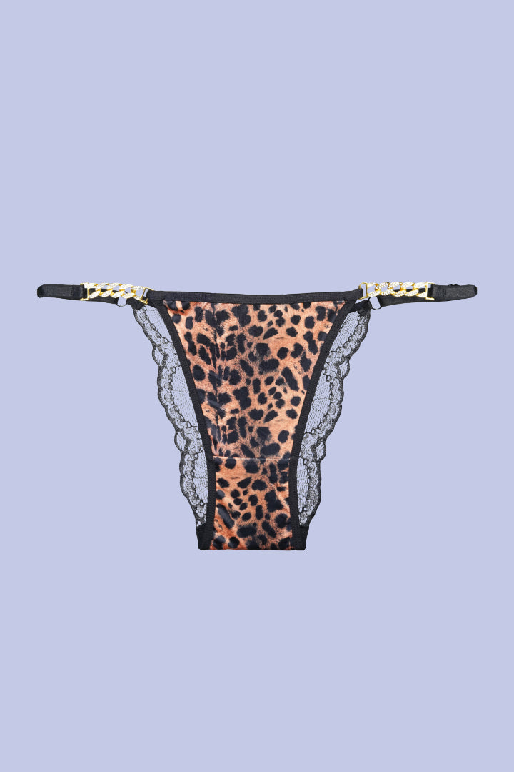 AXTZH Wild Whisper Thong XTHGFNET0583IO-BLKLEO