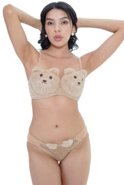 AXTZH Charming and Alluring One-Piece Panty Designed for Women’s Intimate Wear AP0003-CAMEL