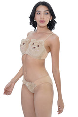AXTZH Charming and Alluring One-Piece Panty Designed for Women’s Intimate Wear AP0003-CAMEL