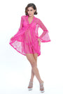 AXTZH  BRIDAL INTIMATE NIGHTWEAR COLLECTION X0825-FUCHSIA-F11N
