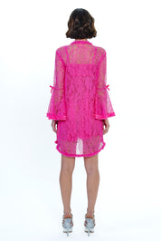 AXTZH  BRIDAL INTIMATE NIGHTWEAR COLLECTION X0825-FUCHSIA-F11N