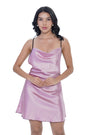AXTZH BRIDAL SATIN NIGHTWEAR SLIP X0837-BLUSH-F1S